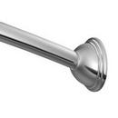 72 in. Wall Mount Curved Shower Rod in Polished Chrome
