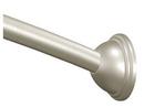 Moen Brushed Nickel 5 ft. Fixed Curved Shower Rod 