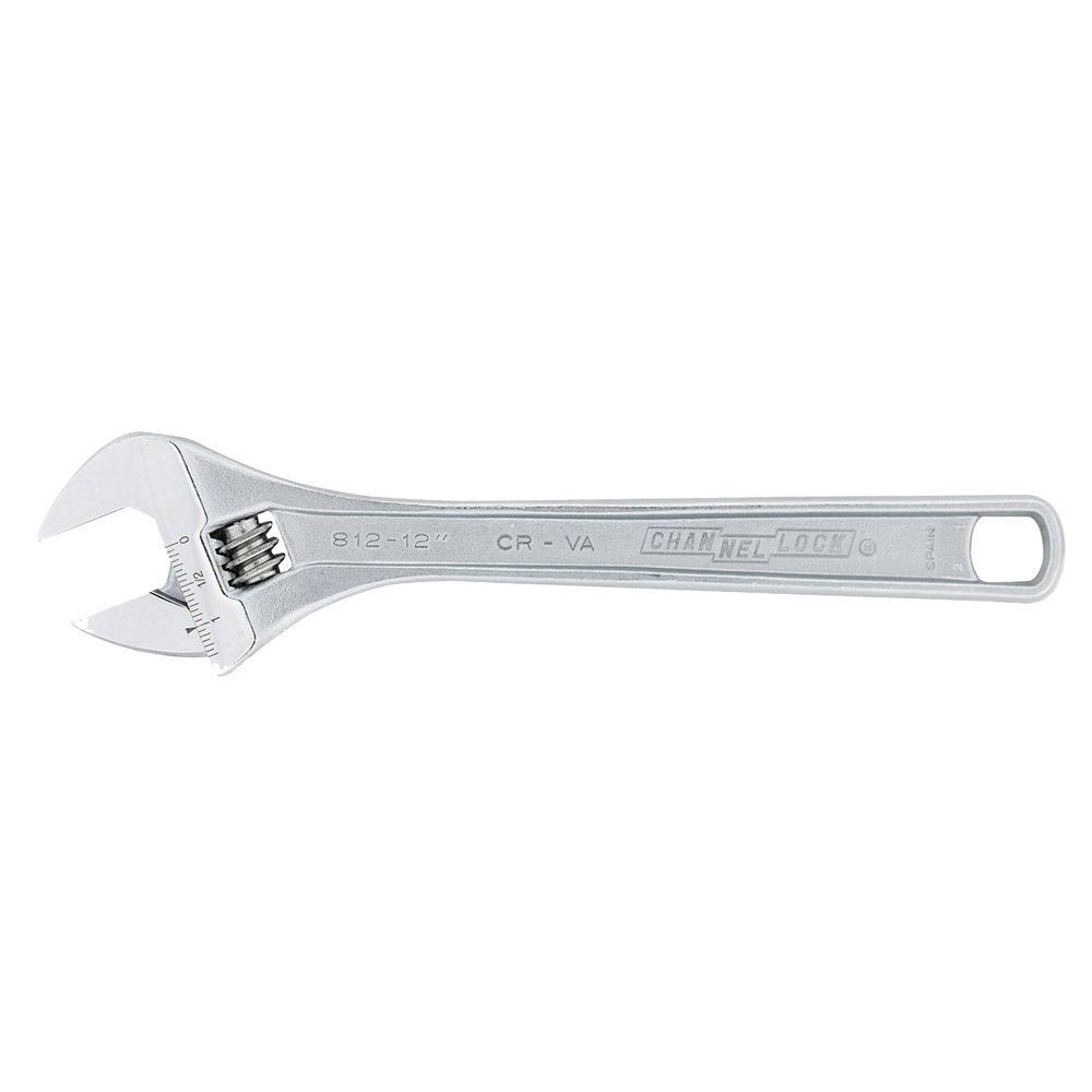 CHANNELLOCK&reg; Chrome Adjustable Wrench 