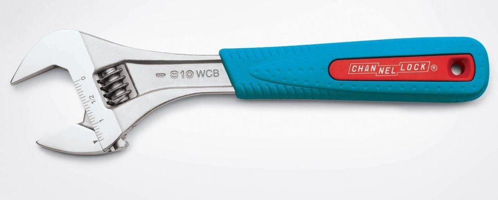 Channellock Chrome Adjustable Wrench 