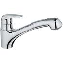 GROHE StarLight Chrome Single Handle Pull Out Kitchen Faucet 