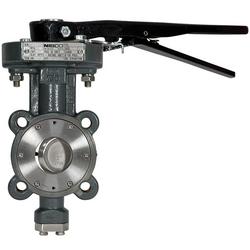 5 in. Carbon Steel RPTFE Locking Lever Handle Butterfly Valve