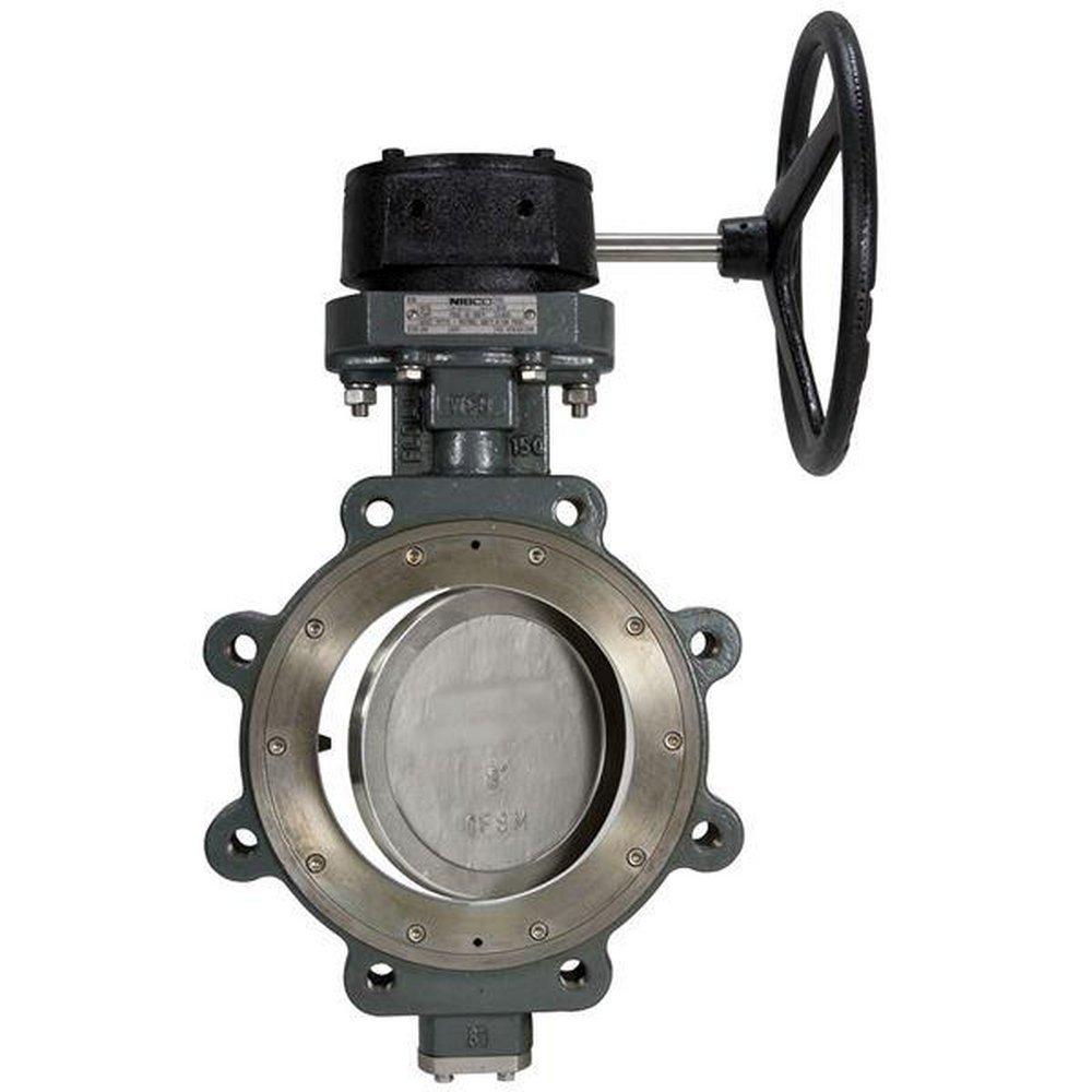 NIBCO Carbon Steel RPTFE Gear Operator Handle Butterfly Valve 