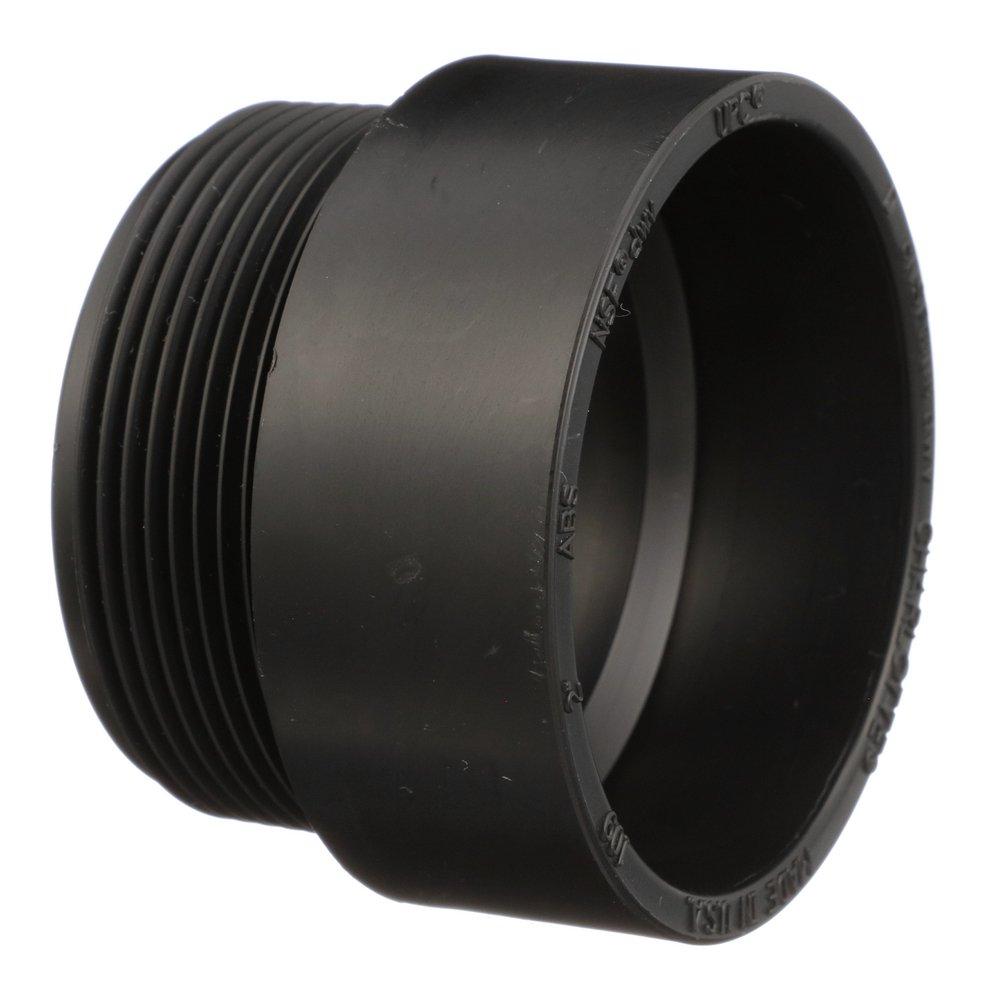 Black ABS DWV Male Adapter 