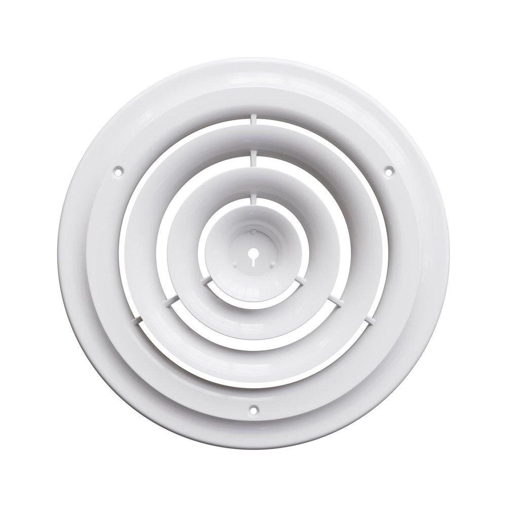 PROSELECT® White Residential Ceiling Diffuser in White Steel 
