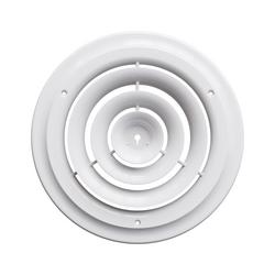 Residential 10 in. Ceiling Diffuser in White Steel