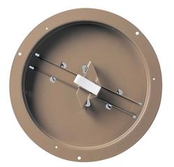 6 in. Round Brown Ceiling Damper