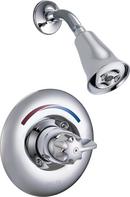 Delta Faucet Chrome Shower Trim Kit with Single Lever Handle and 1-Function Showerhead (Trim Only) 