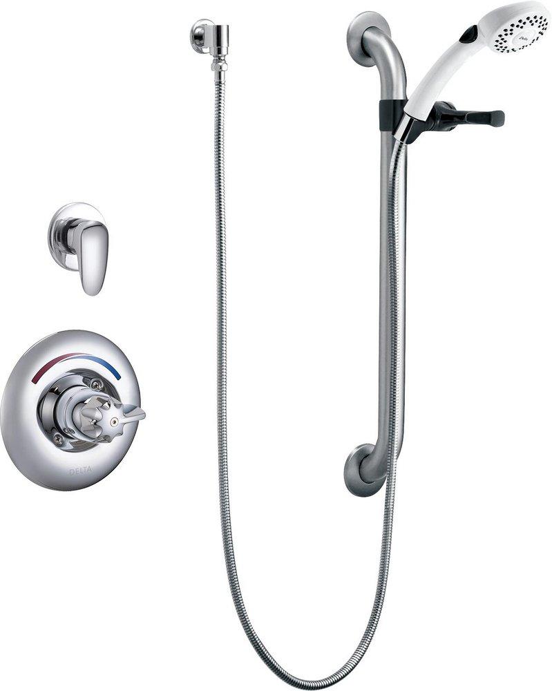 Delta Faucet Chrome Single Handle Shower Faucet (Trim Only) 