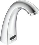 Delta Faucet Chrome 0.5 gpm 1-Hole Single Supply Electronic Bathroom Faucet with Hi-Rise Spout 