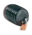 Cherne Black 6-3/4 in. Pressure Testing, Blocking, Repair, Maintenance, Installation Test Plug 