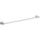 24 in. Towel Bar in Polished Chrome with Crystal