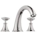 3-Hole Double-Handle Roman Tub Faucet Deckmount in Starlight Brushed Nickel
