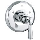 Central Thermostatic Mixer with Single Lever Handle in Starlight Polished Chrome