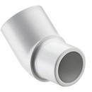 White Spigot x Socket Straight and Street Schedule 40 PVC 45 Degree Elbow 