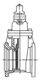 Kennedy Valve Mfg. Mechanical Joint Cast Iron Open Right Resilient Wedge Gate Valve 
