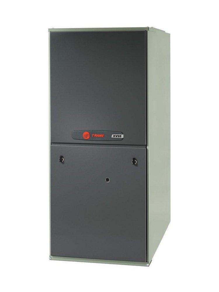 Trane 17-1/2 in. 95% AFUE 3 Ton Two-Stage Downflow and Horizontal Right 1/2 hp Natural or Propane Furnace 
