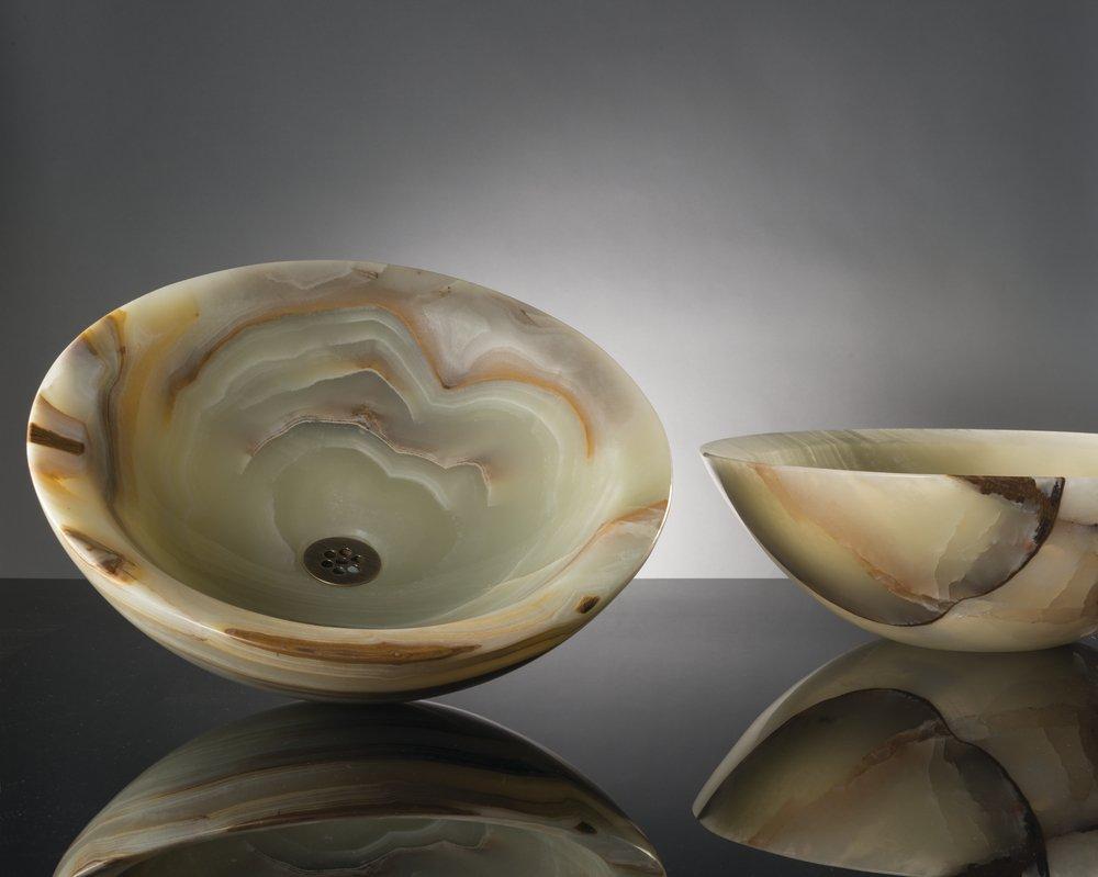 Stone Forest Multi-Color Onyx Vessel 