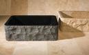 Stone Forest Black Granite 33 x 22 in. Composite Single Bowl Farmhouse Kitchen Sink 