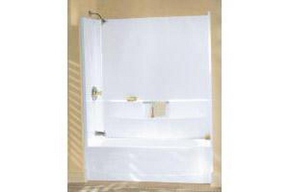 Sterling White 60 x 29 in. Soaker Alcove Bathtub Left Drain 