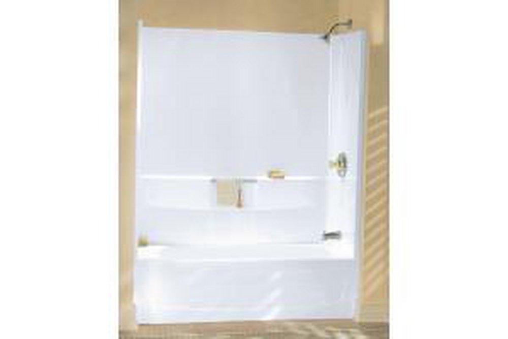 Sterling White 60 x 29 in. Soaker Alcove Bathtub Right Drain 
