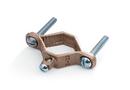 1 - 1-1/4 in. Brass and Stainless Steel Bonding Clamp