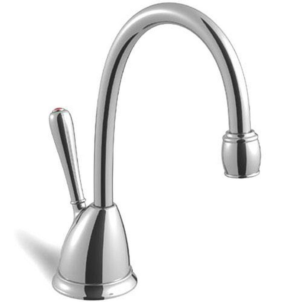 InSinkErator&reg; Polished Chrome 0.7 gpm 1 Hole Deck Mount Hot Water Dispenser with Single Lever Handle 