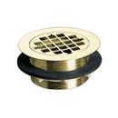 KOHLER Vibrant&reg; Polished Brass 2 in. Inside Caulk Bronze/Brass Shower Drain 
