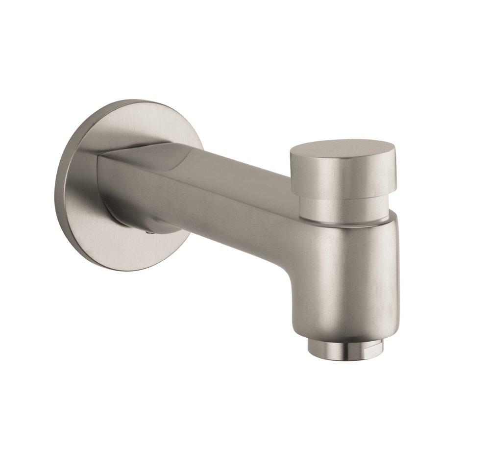 Hansgrohe Brushed Nickel Tub Spout with Diverter 