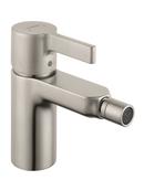 2.2 gpm 1-Hole Bidet Faucet with Single Lever Handle in Brushed Nickel