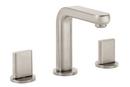 Hansgrohe Brushed Nickel Two Handle Widespread Bathroom Sink Faucet 