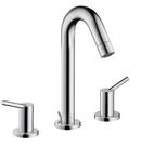 Hansgrohe Polished Chrome Two Handle Widespread Bathroom Sink Faucet 