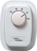 White-Rodgers Classic White 1-7/16 in. Hydronic Radiant Thermostat in Classic White 
