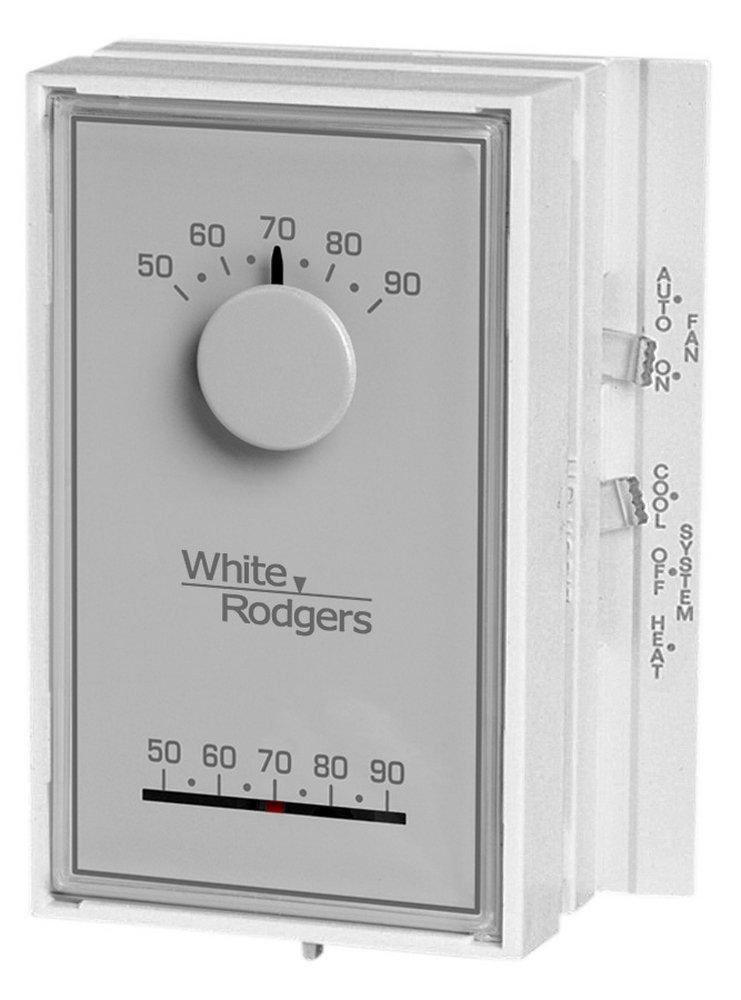 White-Rodgers White 1H/1C Non-programmable Thermostat 