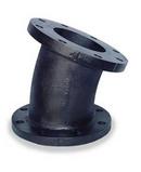Flanged 125# Black Pressure Rated Cast Iron 45 Degree Elbow 