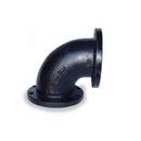 4 x 4 in. 125# Flanged x Threaded Black Cast Iron 90 Degree Elbow