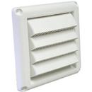 5 Fixed Louvered Hood With Pipe White