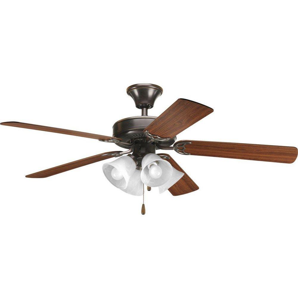 Progress Lighting Antique Bronze 52 in. 5-Blade Ceiling Fan 