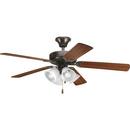 Progress Lighting Antique Bronze 52 in. 5-Blade Ceiling Fan 