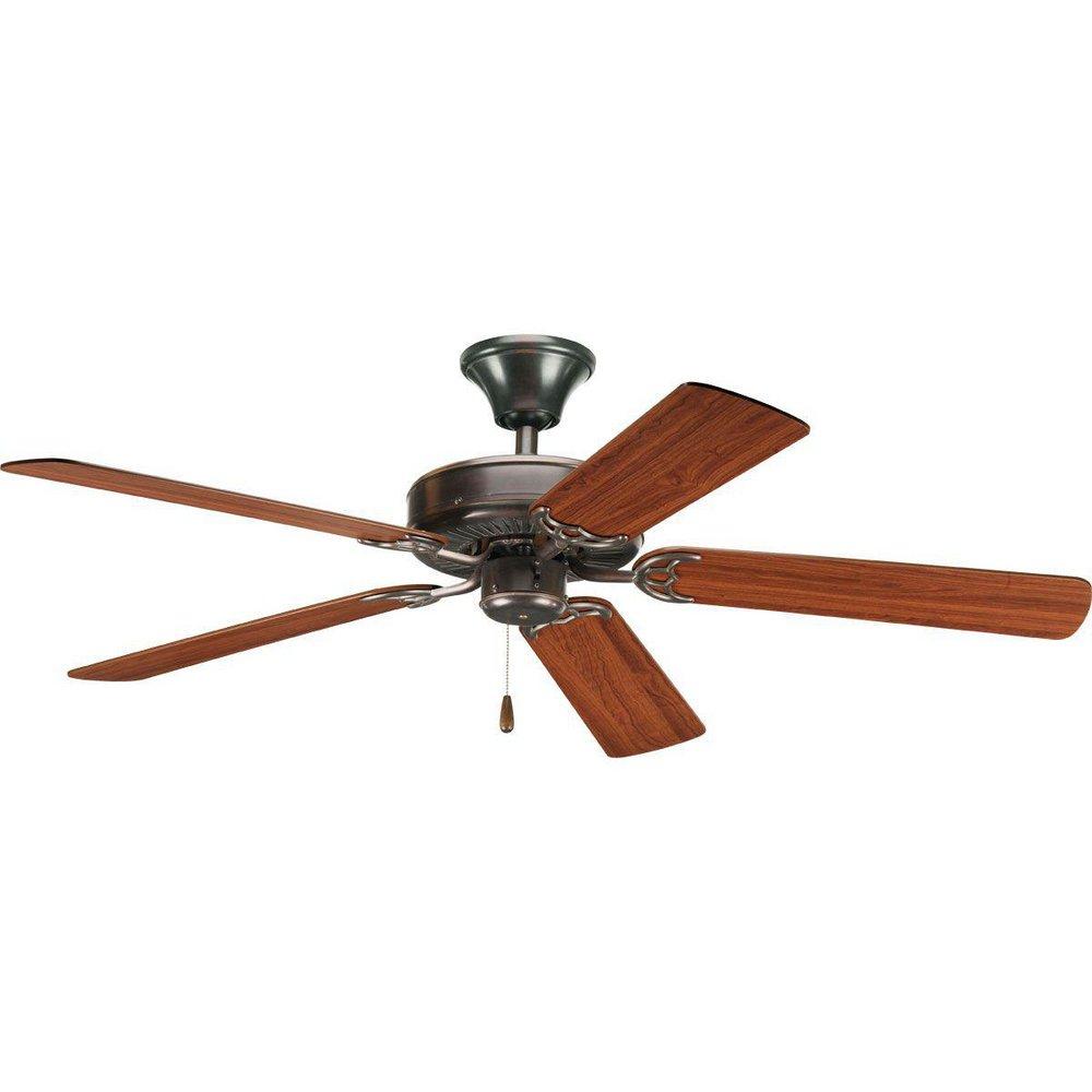 Progress Lighting Antique Bronze 52 in. 5-Blade Ceiling Fan 