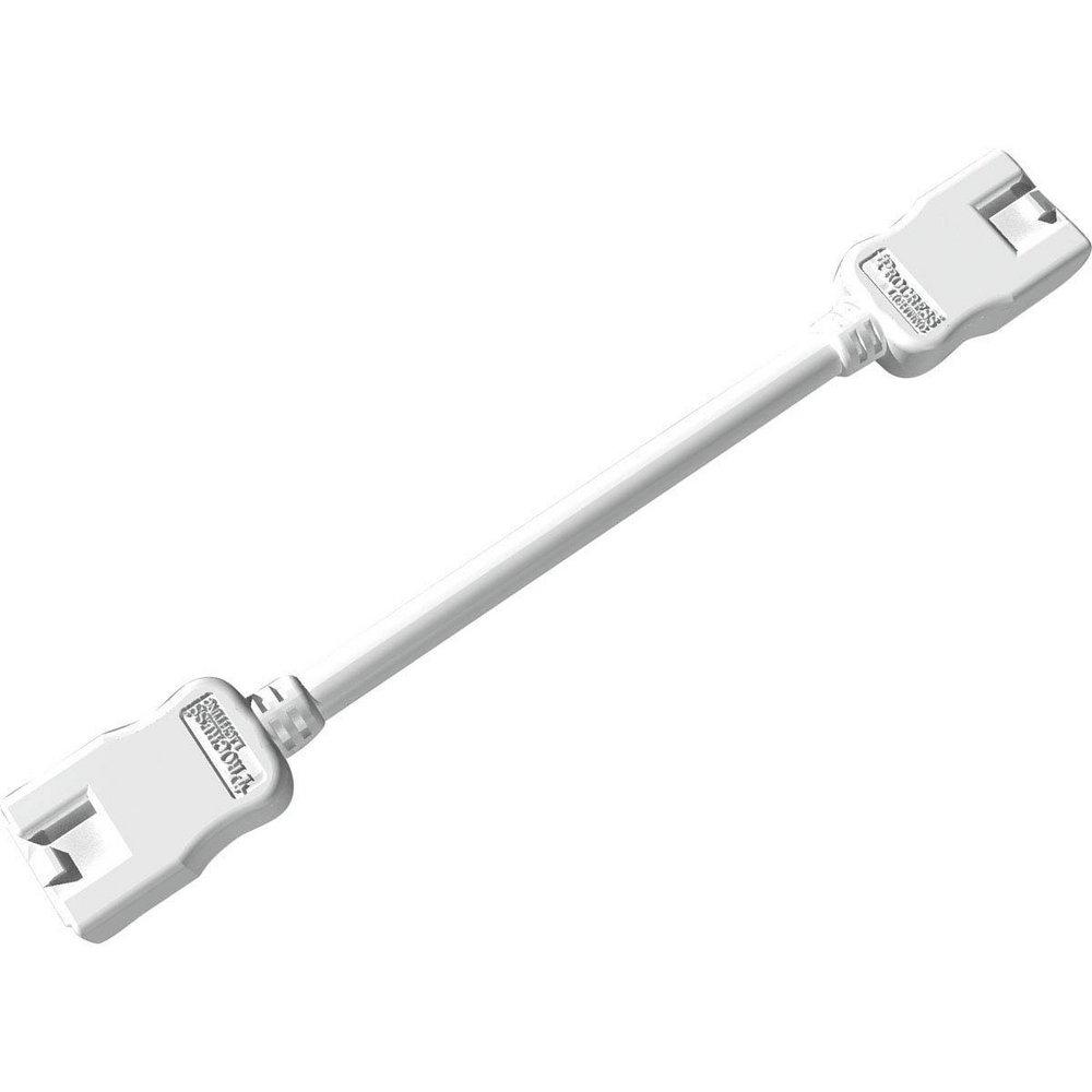 Progress Lighting White 6 in. Interconnect Cable 