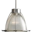 Progress Lighting Brushed Nickel 100 W 1-Light Medium Stem Mount 