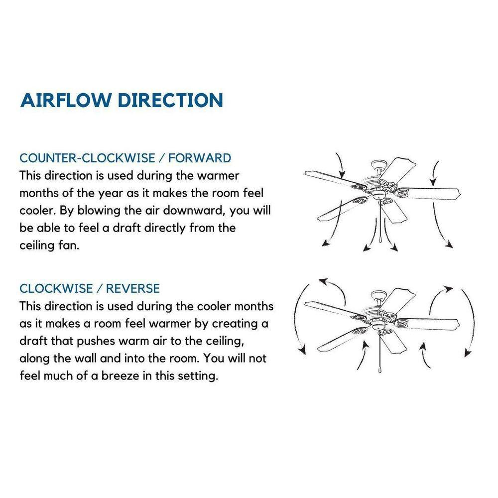 Progress Lighting White 42 in. 4-Blade Ceiling Fan 