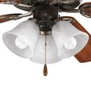 60W 3-Light Medium Fan Light Kit in Antique Bronze