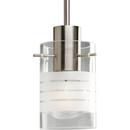 Progress Lighting Brushed Nickel 100W 1-Light Medium Pendant 