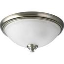 6-3/8 x 15 in. Close-to-Ceiling Light Fixture in Brushed Nickel