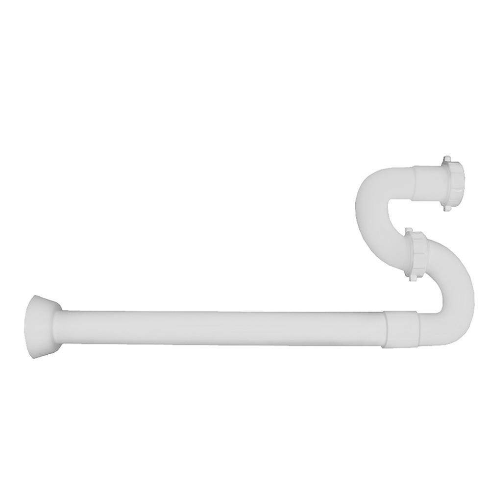 Jones Stephens White PVC Slip-Joint S-Trap 