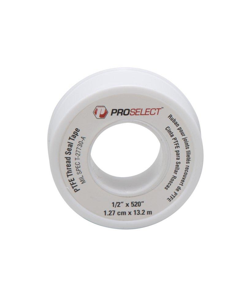 PROSELECT&reg; Bright White 520 in. Plastic PTFE Tape in Bright White 