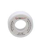 PROSELECT&reg; Bright White 520 in. Plastic PTFE Tape in Bright White 
