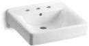 KOHLER White Wall Mount Basin 